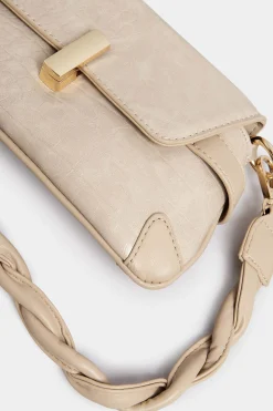 M&Co Yours Yours Nude Faux Leather Twisted Handle Shoulder Bag><noscript><img width=