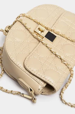 M&Co Yours Yours Nude Quilted Chain Shoulder Bag><noscript><img width=