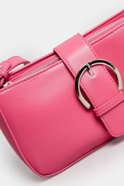 M&Co Yours Yours Pink Buckle Front Shoulder Bag><noscript><img width=