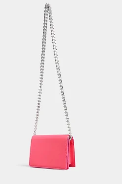 M&Co Yours Yours Pink Chunky Chain Crossbody Bag>Women Bags