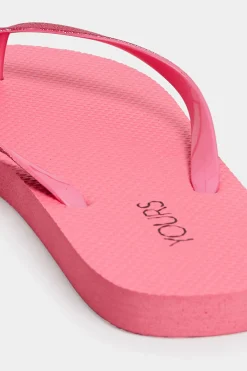 M&Co Yours Yours Pink Flip Flops In Extra Wide Eee Fit><noscript><img width=