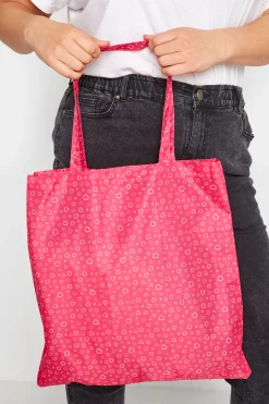 M&Co Yours Yours Pink Heart Shopper Bag>Women Bags