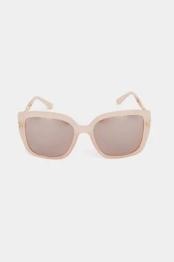 M&Co Yours Yours Pink Oversized Chain Arm Sunglasses>Women Sunglasses