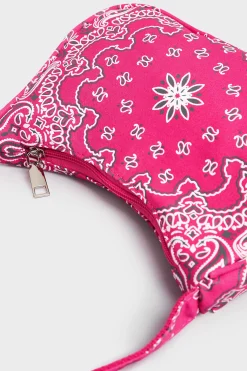 M&Co Yours Yours Pink Paisley Print Shoulder Bag><noscript><img width=