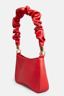 M&Co Yours Yours Red Ruched Handle Bag>Women Bags