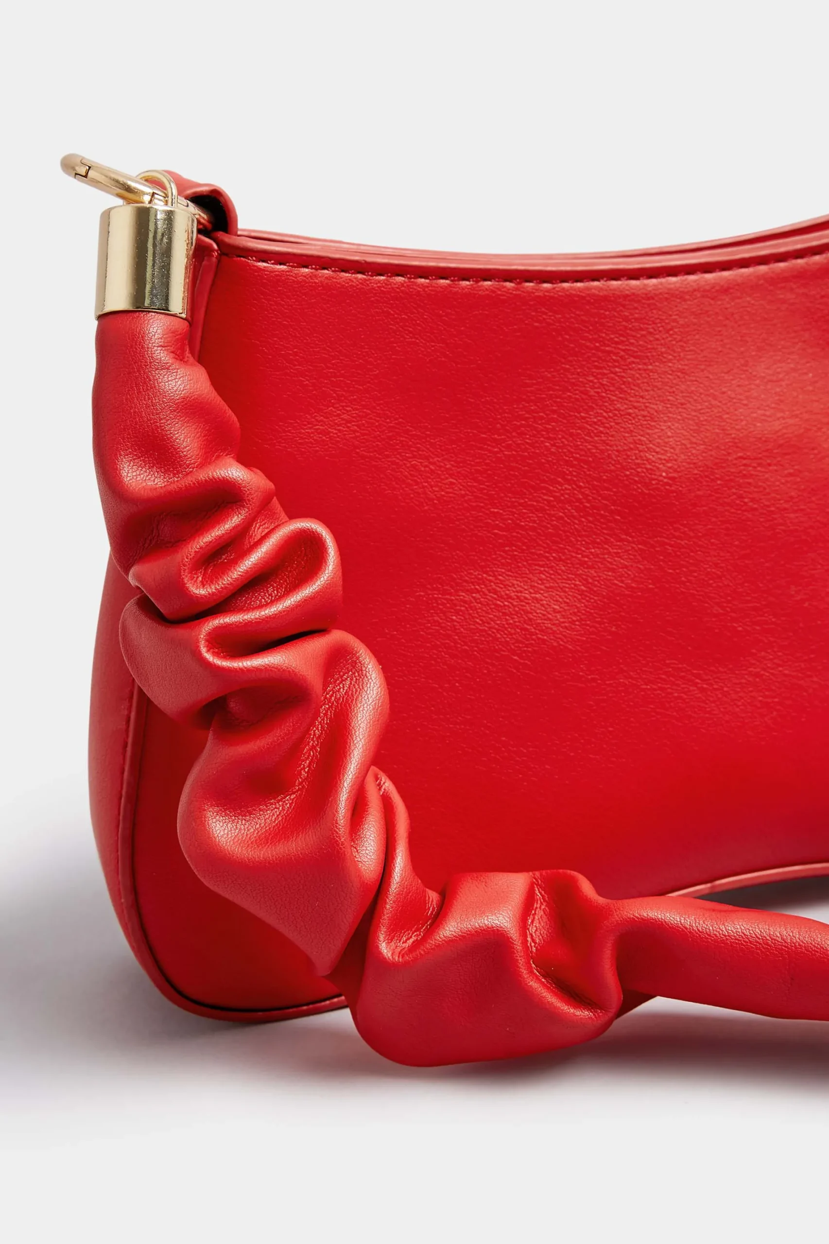 M&Co Yours Yours Red Ruched Handle Bag>Women Bags