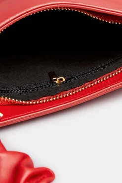 M&Co Yours Yours Red Ruched Handle Bag><noscript><img width=