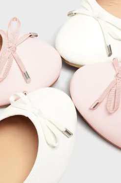 M&Co Yours Yours White Ballerina Pumps In Wide E Fit & Extra Wide Eee Fit><noscript><img width=