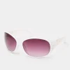 M&Co Yours Yours White Filigree Sunglasses>Women Sunglasses