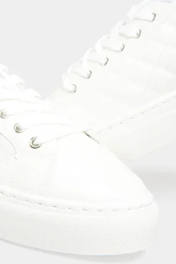 M&Co Yours Yours White Quilted Trainers Inextra Wide Eee Fit><noscript><img width=
