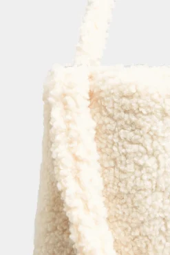 M&Co Yours Yours White Shearling Teddy Tote Bag><noscript><img width=